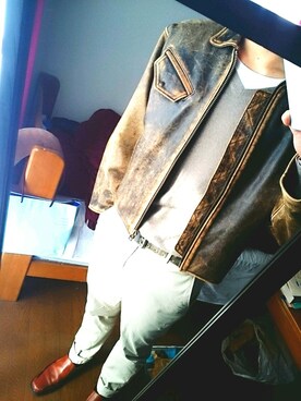 「ECCO（エコー）のアイテム（シューズ）」を使った、ﾐｳﾗｲｵﾝさん（メンズ・183cm）の冬コーディネート