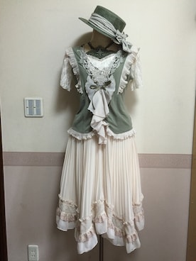 「axes femme（アクシーズファム）のアイテム（キャミソール）」を使った、ありすさん（レディース・163cm）の夏コーディネート