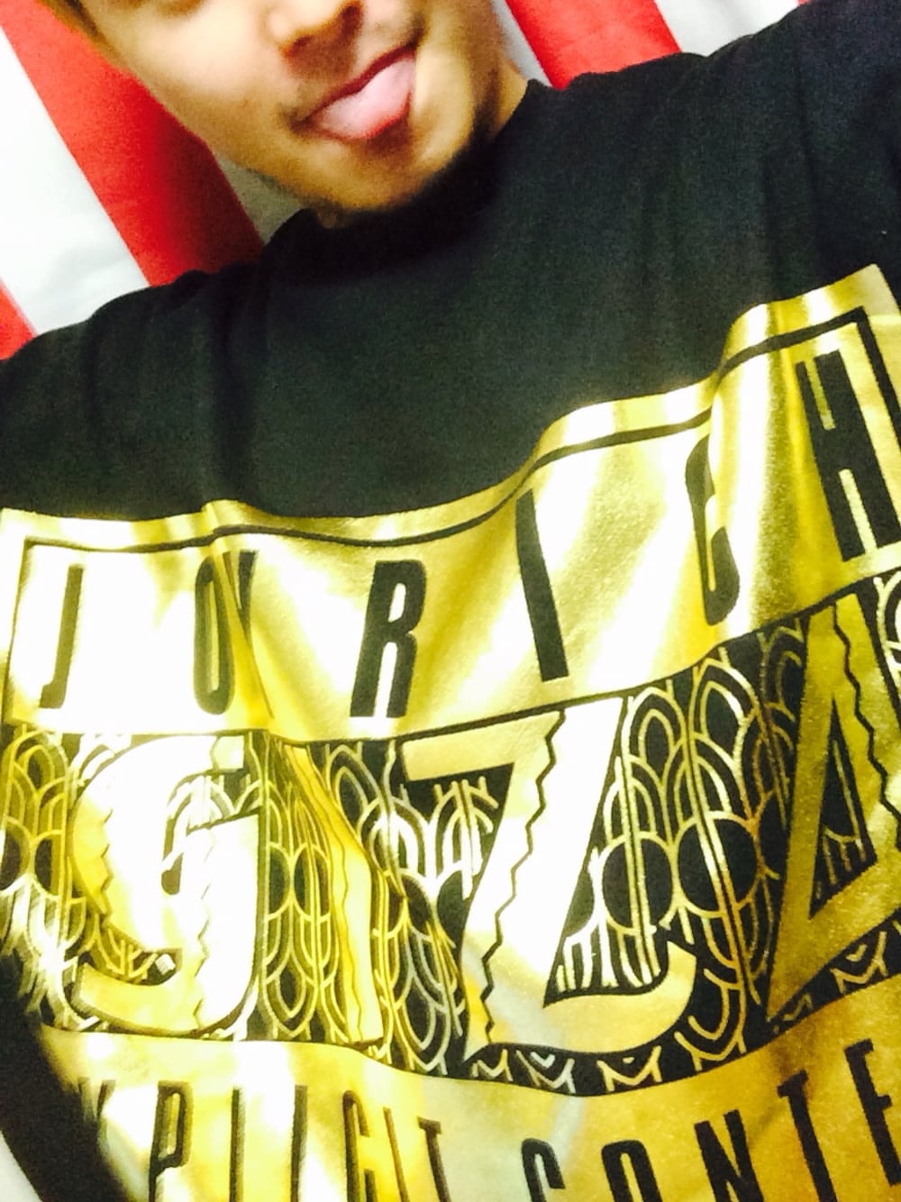 「JOYRICH、ジョイリッチ(JOYRICH)、GIZA」｜「JOYRICHのJOYRICH GIZA（スウェット、ブラック系）」を使った、spongebobさん（メンズ・167cm）の冬コーディネートの1枚目の写真
