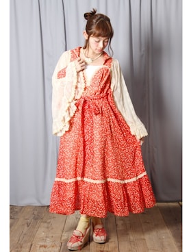 「Grimoire（グリモワール）のアイテム（ワンピース/ドレス）」を使った、Grimoireさん（レディース・161cm）の春コーディネート