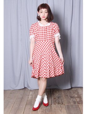 「Grimoire（グリモワール）のアイテム（ワンピース/ドレス）」を使った、Grimoireさん（レディース・150cm）の春コーディネート