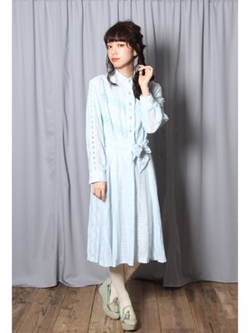 「Grimoire（グリモワール）のアイテム（ワンピース/ドレス）」を使った、Grimoireさん（レディース・160cm）の春コーディネート