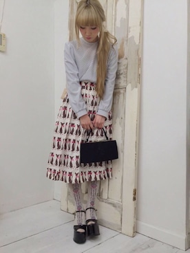 「アイテム（レッグウェア）」を使った、Grimoireさん（レディース・157cm）の春コーディネート