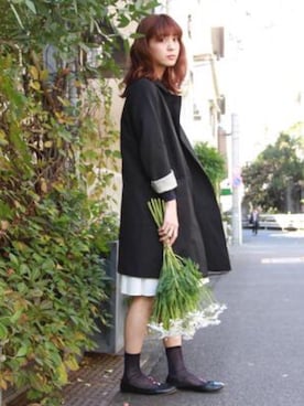 「アイテム（レッグウェア）」を使った、Grimoireさん（レディース・161cm）の春コーディネート