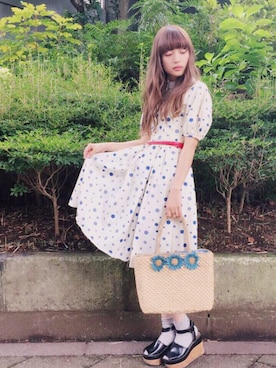 「Grimoire（グリモワール）のアイテム（ワンピース/ドレス）」を使った、Grimoireさん（レディース・157cm）の夏コーディネート