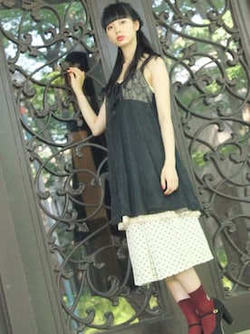 「Grimoire（グリモワール）のアイテム（ワンピース/ドレス）」を使った、Grimoireさん（レディース・157cm）の夏コーディネート