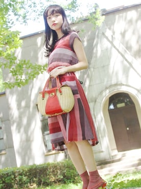 「Grimoire（グリモワール）のアイテム（ワンピース/ドレス）」を使った、Grimoireさん（レディース・157cm）の夏コーディネート