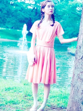 「Grimoire（グリモワール）のアイテム（ワンピース/ドレス）」を使った、Grimoireさん（レディース・157cm）の夏コーディネート