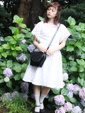 「Grimoire（グリモワール）のアイテム（ワンピース/ドレス）」を使った、Grimoireさん（レディース・157cm）の夏コーディネート
