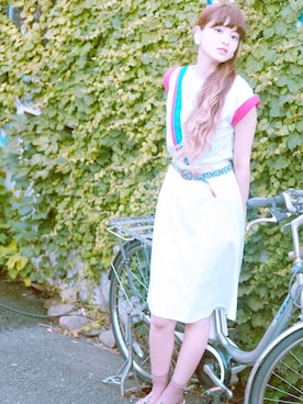 「Grimoire（グリモワール）のアイテム（ワンピース/ドレス）」を使った、Grimoireさん（レディース・157cm）の夏コーディネート