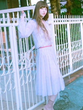 「Grimoire（グリモワール）のアイテム（ワンピース/ドレス）」を使った、Grimoireさん（レディース・157cm）の夏コーディネート