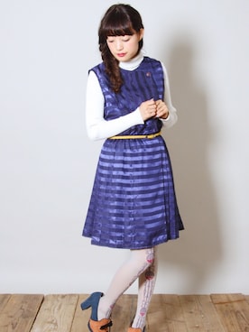 「Grimoire（グリモワール）のアイテム（ワンピース/ドレス）」を使った、Grimoireさん（レディース・157cm）の秋コーディネート