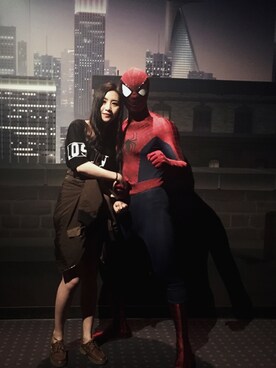 「Spider-Man」｜Lightさん（レディース・170cm）の秋コーディネート