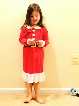 「Carter's（カーターズ）のアイテム（その他）」を使った、Little Moonさん（キッズ・104cm）の冬コーディネート