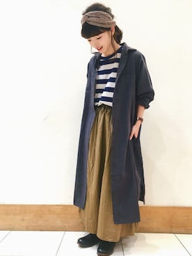「studio CLIP（スタディオクリップ）のアイテム（ブーツ）」を使った、studio CLIP大日店さん（レディース・155cm）の夏コーディネート
