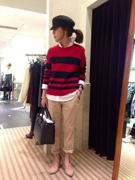 Salon de la Trinite'横浜店スタッフさん(レディース・160cm)の秋コーディネート