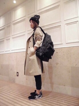 「Salon de la Trinite'/D'issy（サロン デュ ラ トリニーテ/ディッシー）のアイテム（帽子）」を使った、Salon de la Trinite'横浜店スタッフさん（レディース・160cm）の春コーディネート