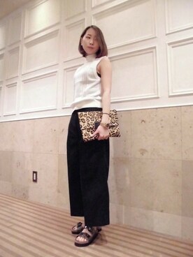 Salon de la Trinite'横浜店スタッフさん（レディース・160cm）の春コーディネート