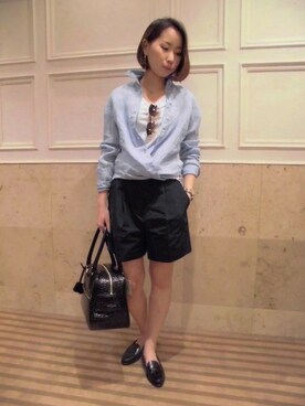 Salon de la Trinite'横浜店スタッフさん（レディース・160cm）の春コーディネート