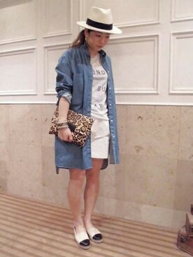 Salon de la Trinite'横浜店スタッフさん(レディース・160cm)の春コーディネート