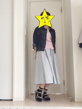 「chico_（チコ）のアイテム（ジャケット/アウター）」を使った、みじんこ！さん（レディース・150cm）の夏コーディネート