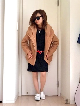 「MichaelKors」｜「アイテム（ダウンジャケット/コート）」を使った、みじんこ！さん（レディース・150cm）の冬コーディネート