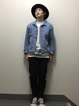 「オリエンタル」｜「アイテム（ジャケット/アウター）」を使った、yutaさん（メンズ・168cm）の春コーディネート