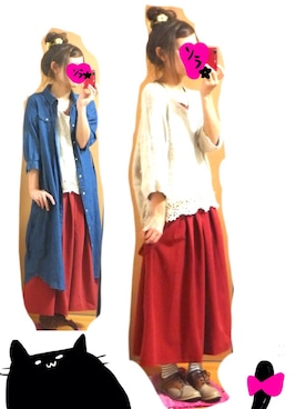 「ジャパンブルー」｜「アイテム（ブーツ）」を使った、ソラ★さん（レディース・162cm）の春コーディネート