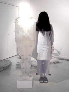 「tricot COMME des GARCONS（トリココムデギャルソン）のアイテム（その他シューズ）」を使った、Aliceさん（レディース・170cm）の春コーディネート