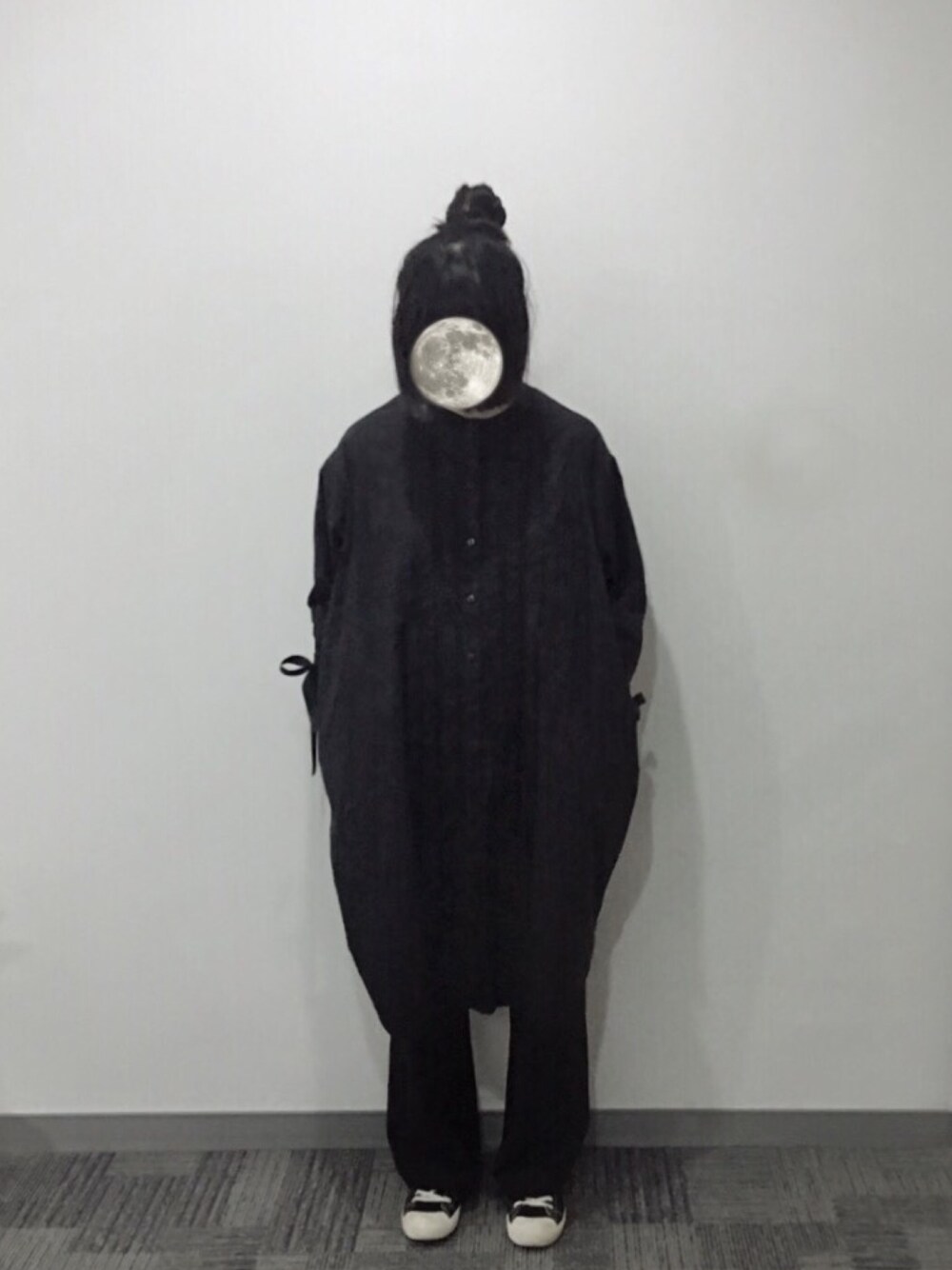 「imakokoniのアイテム（ジャケット/アウター、ブラック系）」を使った、Aliceさん（レディース・170cm）の秋コーディネートの1枚目の写真