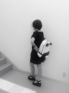 「BACKS（バックス）のアイテム（アクセサリー）」を使った、りんごさん（レディース・155cm）の夏コーディネート