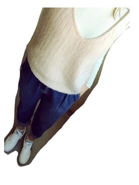 「NIKE（ナイキ）のNIKE/ナイキ グランドテラス 654495（スニーカー）」を使った、ももさん（レディース・163cm）の冬コーディネート