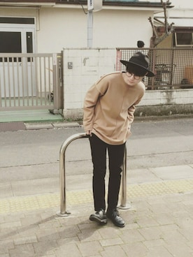 「ハットコーデ」｜ISSEYさん（メンズ・171cm）の春コーディネート