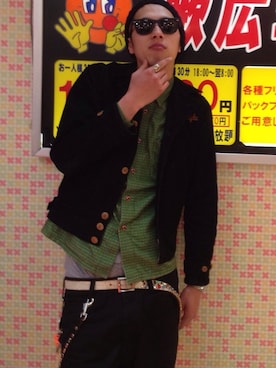 「O.C Style（オーシー スタイル）のアイテム」を使った、KATOH KOHTAさん（メンズ・180cm）の夏コーディネート