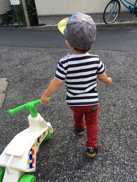 むすこさんさん（キッズ・80cm）の秋コーディネート