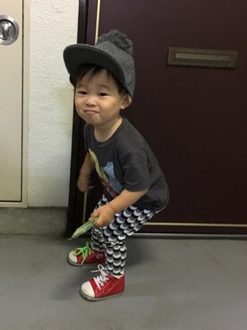 むすこさんさん(キッズ・80cm)の秋コーディネート