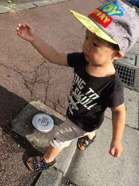 むすこさんさん（キッズ・80cm）の秋コーディネート