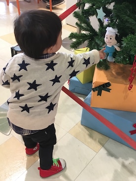 むすこさんさん(キッズ・80cm)の秋コーディネート