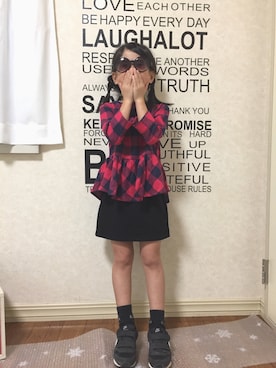 Little.Pさん（キッズ・129cm）の秋コーディネート