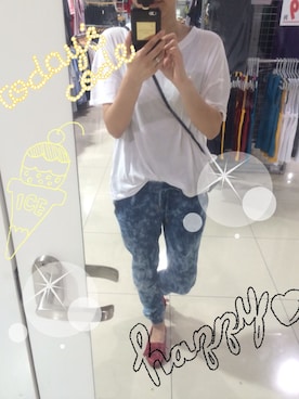 「GRL」｜「アイテム（モカシン/デッキシューズ）」を使った、kary☆さん（レディース・162cm）の夏コーディネート