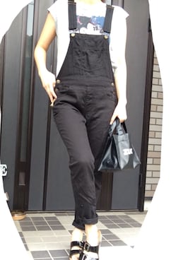 「zucca」｜「アイテム（サロペット/オーバーオール）」を使った、kary☆さん（レディース・162cm）の夏コーディネート