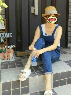 「ツナギもん好き」｜kary☆さん（レディース・162cm）の夏コーディネート