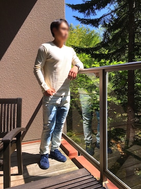「FRANCK MULLER（フランク・ミュラー）のアイテム」を使った、Tomoさん（メンズ・172cm）の春コーディネート