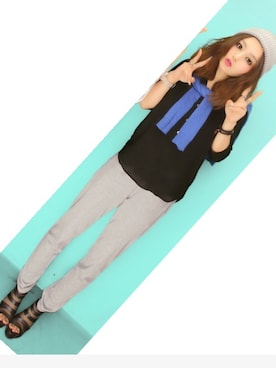 「JAMES PERSE（ジェームスパース）のアイテム（シャツ/ブラウス）」を使った、mushupgyaltammenさん（レディース・153cm）の春コーディネート