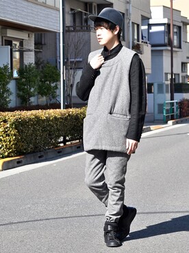 F.T.O.H.さん（メンズ・178cm）の冬コーディネート