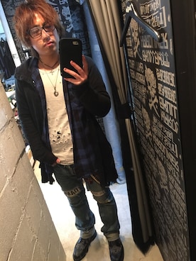 「SMACK ENGINEER（スマックエンジニア）のアイテム」を使った、jorgeさん（メンズ・169cm）の春コーディネート