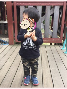 HaruKanaさん（キッズ・80cm）の秋コーディネート