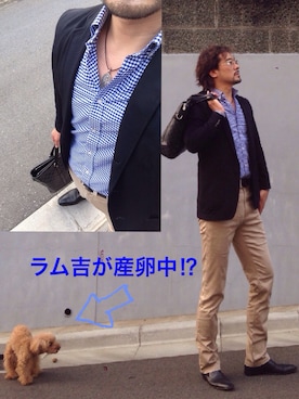 「theory（セオリー）のアイテム（テーラードジャケット）」を使った、Joseph さん（メンズ・178cm）の夏コーディネート