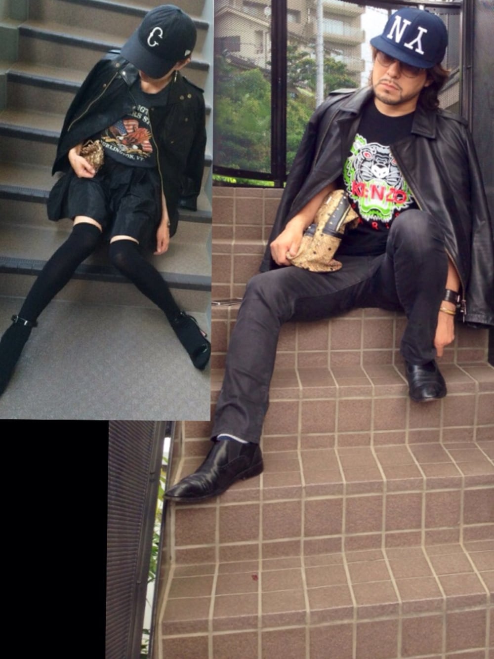 「バングル、爺ちゃんモノマネシリーズ、爺ちゃんとコラボ、あさちゃんファン倶楽部、黒Tシャツ、ワントーンコーデ」｜「あさひたん（その他、その他）」を使った、Joseph さん（メンズ・178cm）の夏コーディネートの1枚目の写真