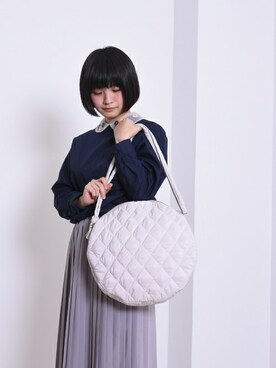 「丸バッグ」｜【み】 - poudoudouさん（レディース・160cm）の秋コーディネート